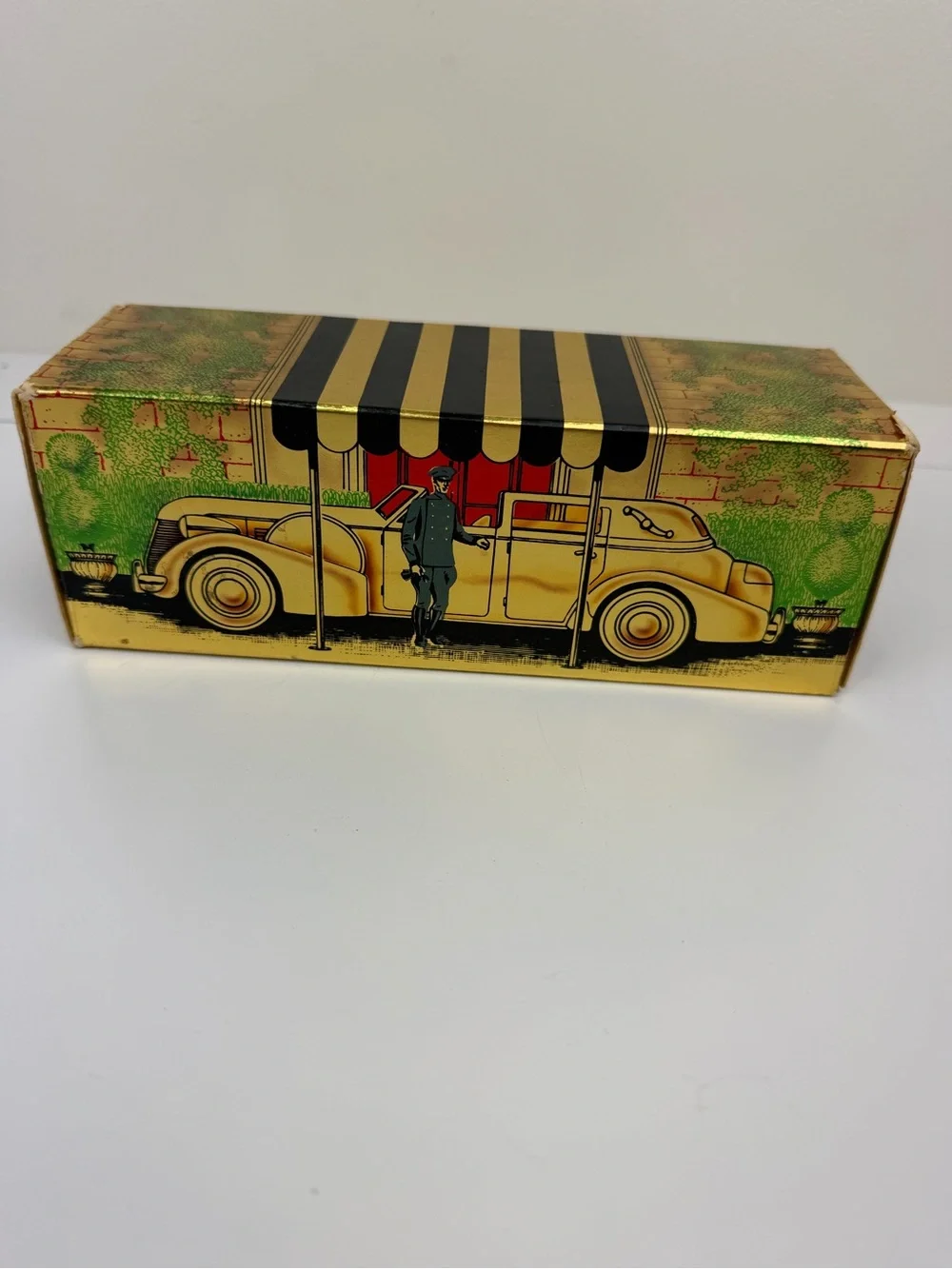 Vintage Avon Solid Gold Cadillac Excalibur After Shave Decanter 6oz Original Box